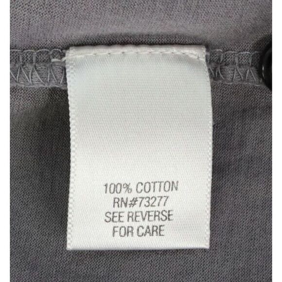 Apt. 9 Long Sleeve Button Up Shirt Collared Mens Sz M Gray 100% Cotton Pockets - Picture 7 of 7